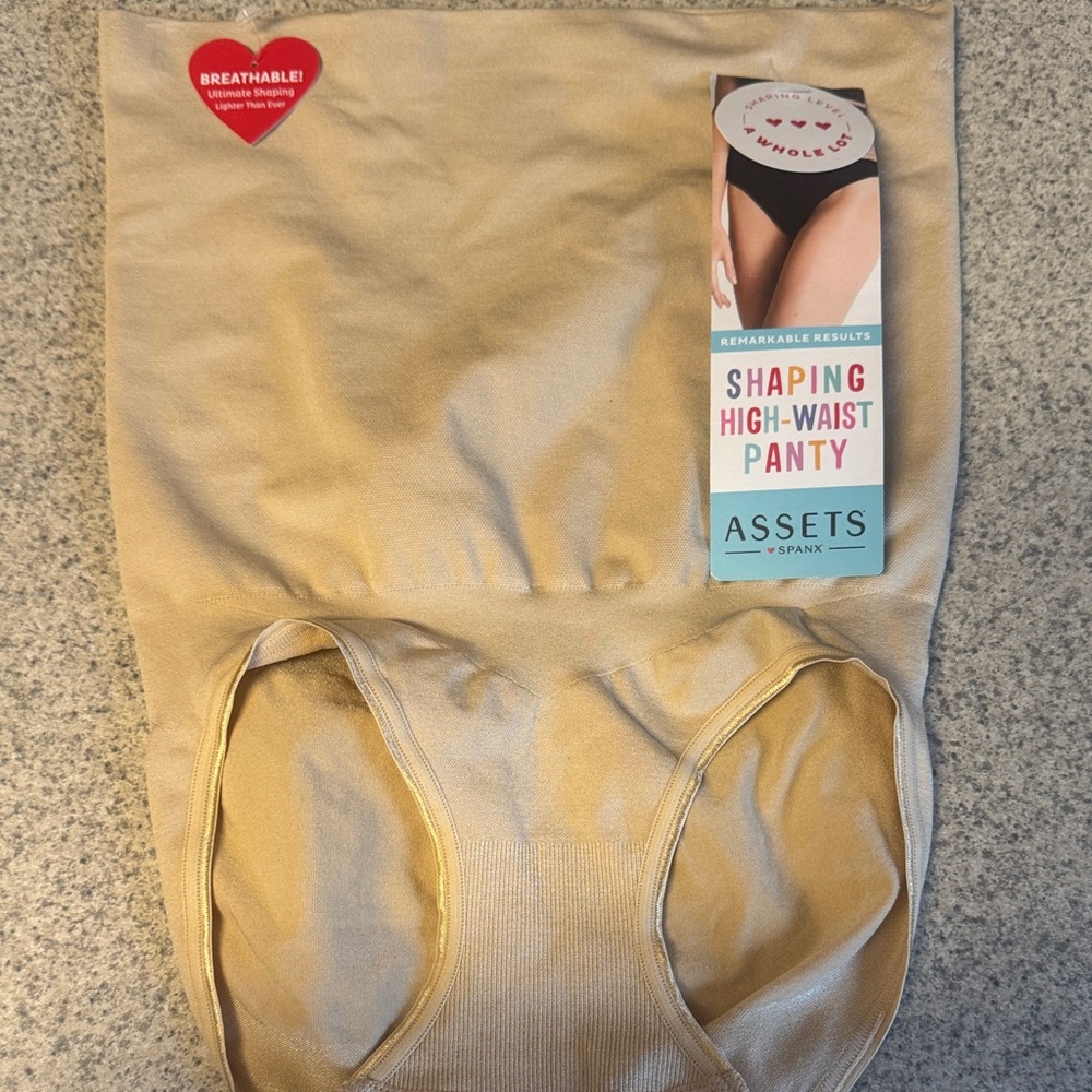 Assets By Spanx Shaping High-Waist Panty - Beige